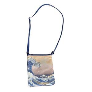 Crossbody Bag The Great Wave off Kanagawa Hokusai Japan Woven Graphic Purse
